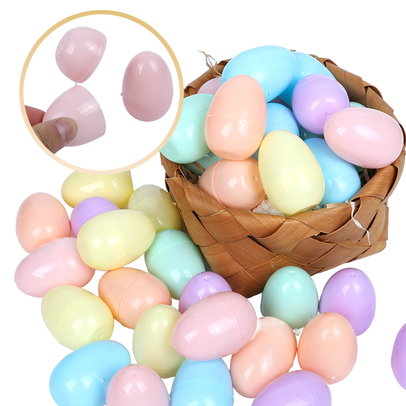 Party Games No Props - 12/24-Pack Fillable Easter Eggs Plastic -