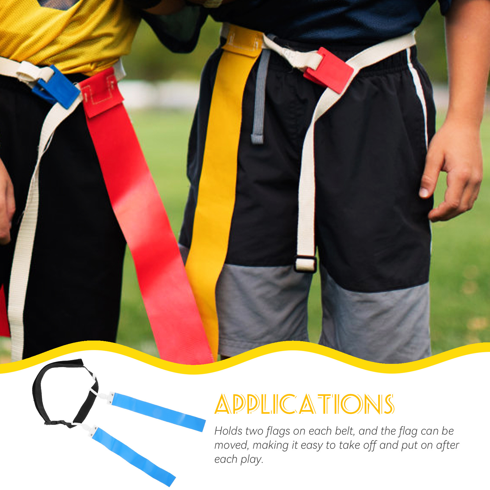 Adjustable Football Waist Flag - Capture Flag Set avis et prix