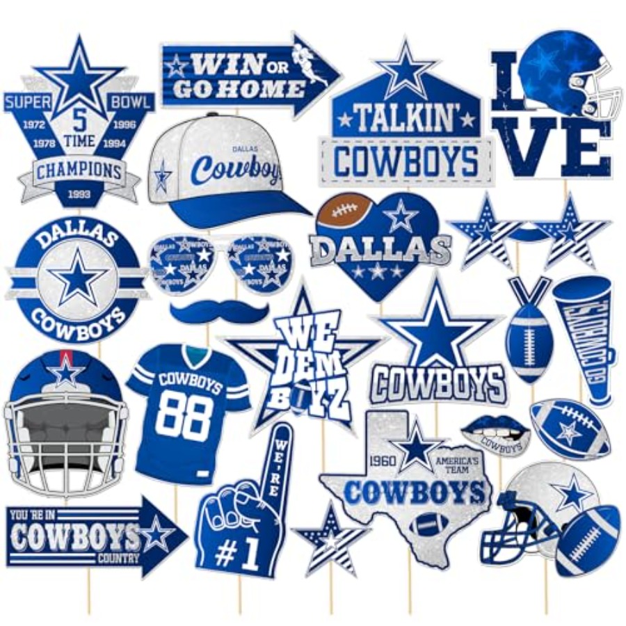 Cowboy Football Photo Booth Pr - Party Games No Props avis et prix