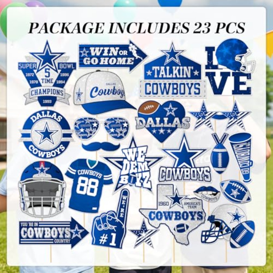 Cowboy Football Photo Booth Pr - Party Games No Props avis et prix