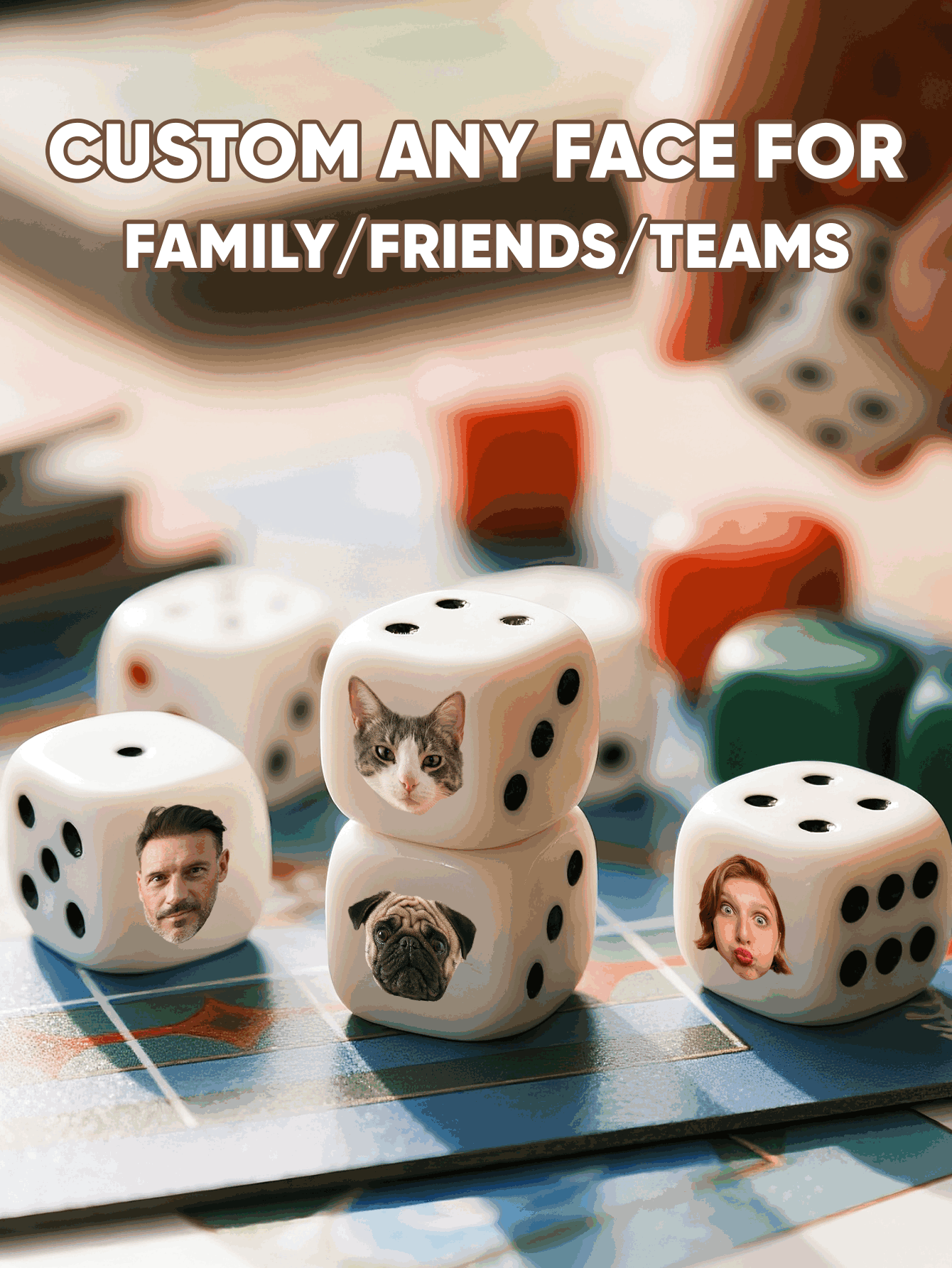 Custom Face Dice Personalized  - Party Games Graduation avis et prix