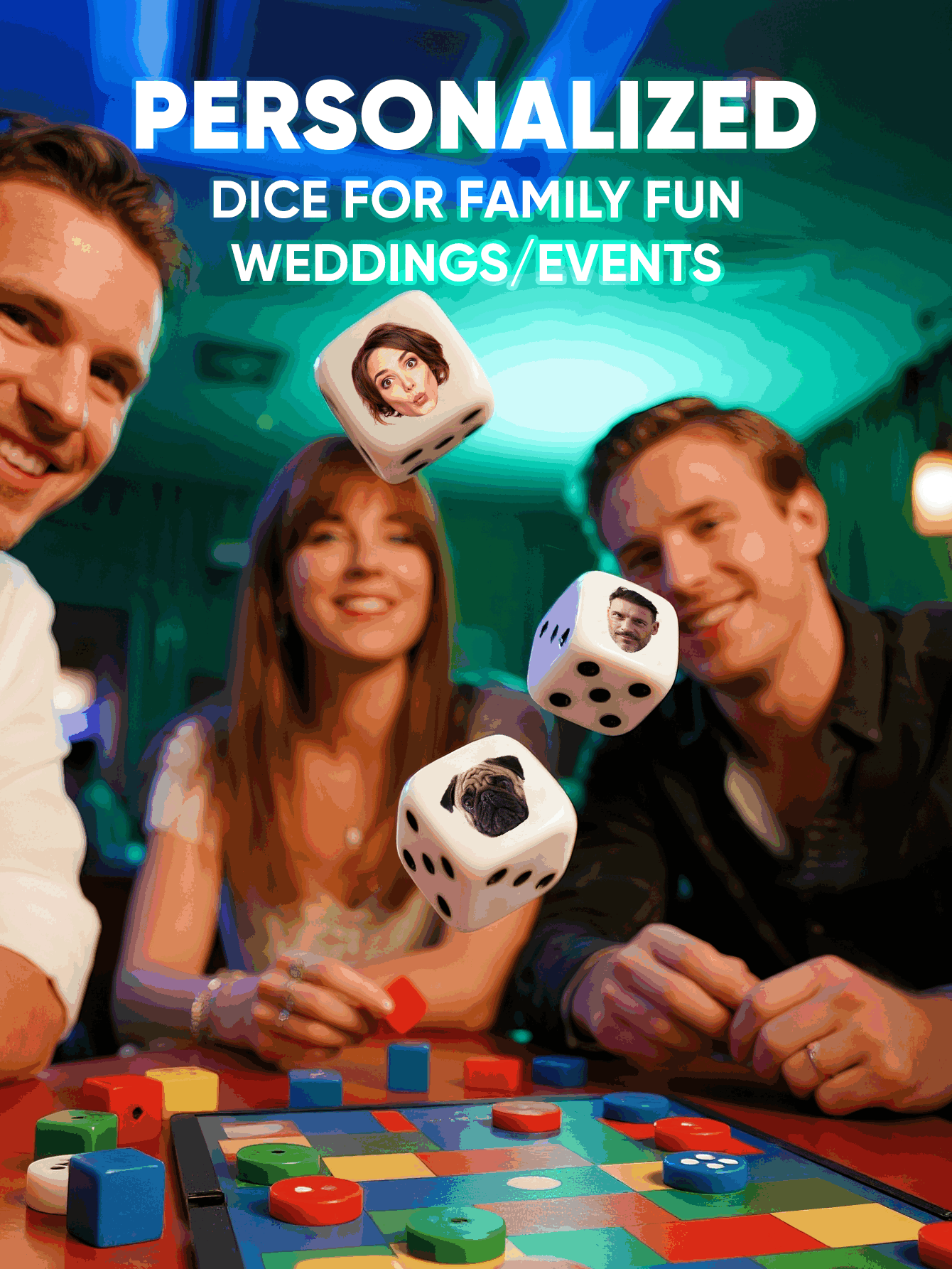 Custom Face Dice Personalized  - Party Games Graduation avis et prix
