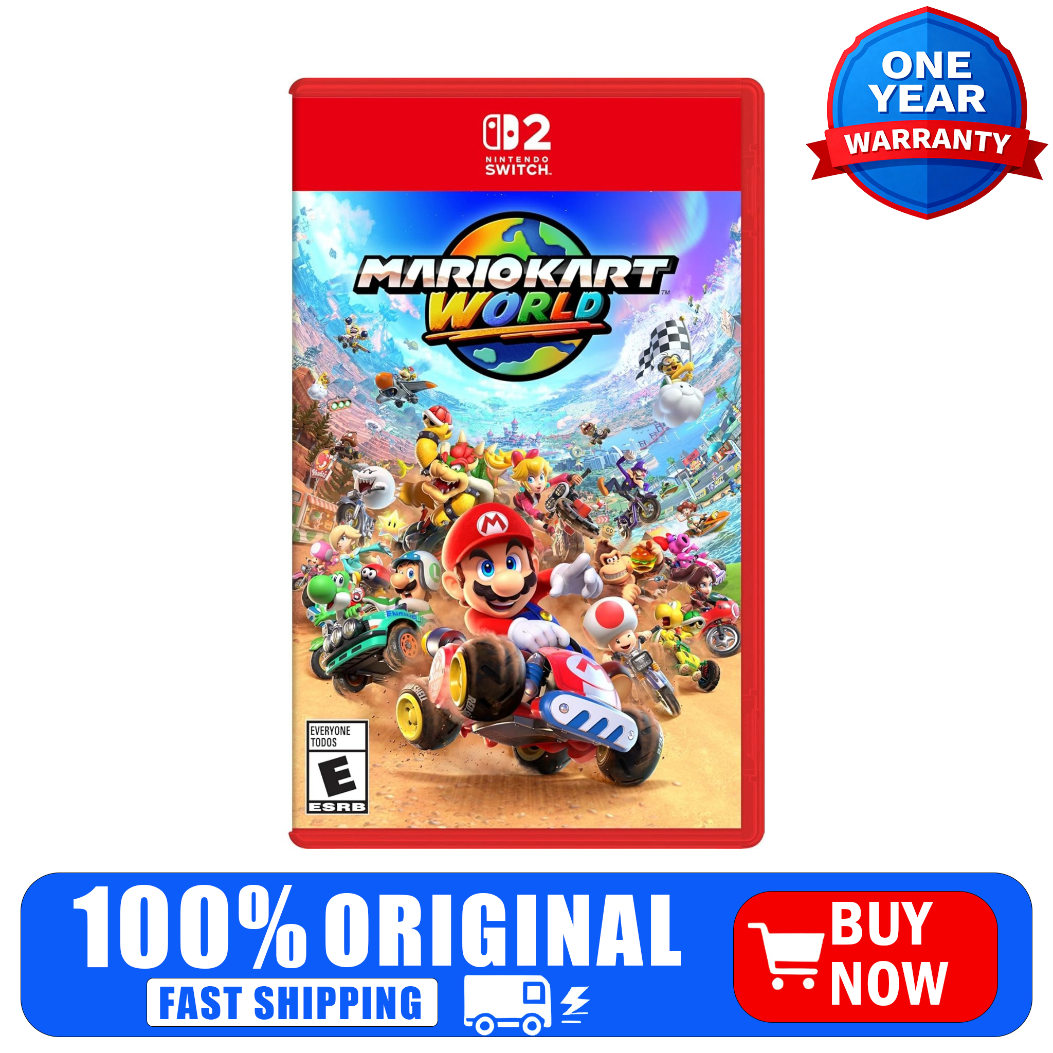 Mario Kart World Physical Vide - Party Games Nintendo Switch 2 avis et prix