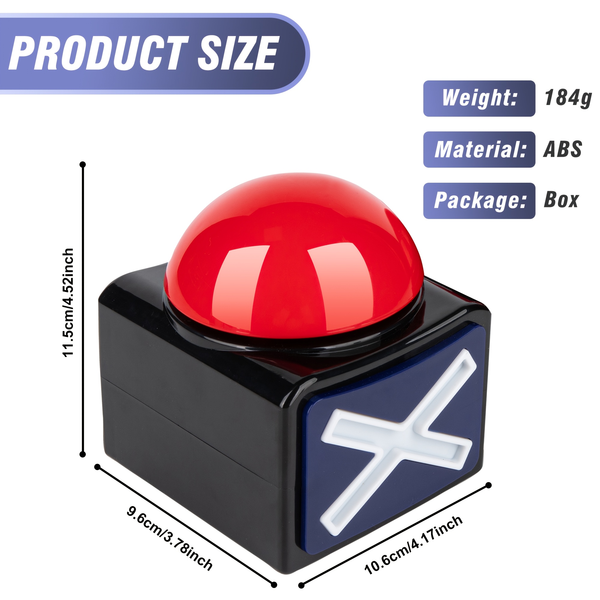 Black and Red Light-Up Sound B - Party Games Graduation avis et prix