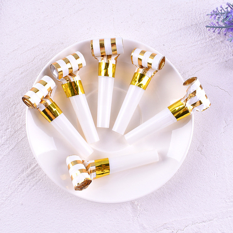6/12/24PCS Blowout Gold Stripe - Party Games Graduation avis et prix