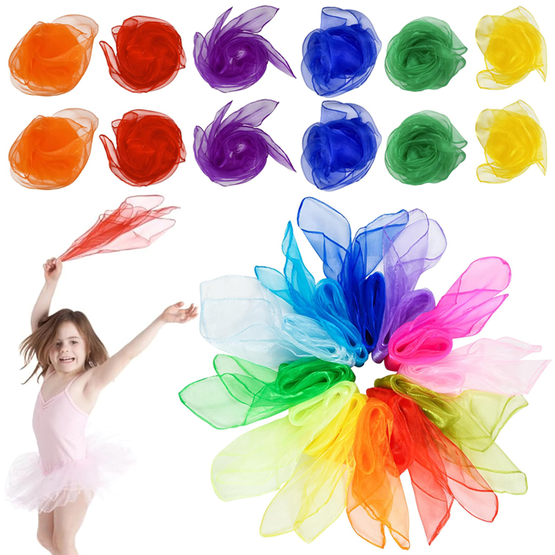 Six Color Silk Scarf Party Fav - Party Games No Props avis et prix